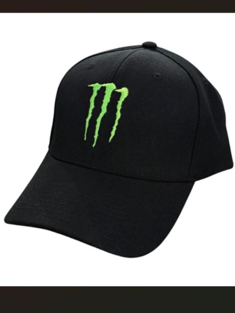 Monster Energy SnapBack Hat Green Claw Adjustable Black NEW